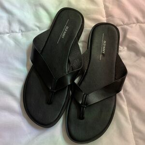 Old Navy Classic Black Sandals